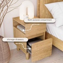 Skift Night Table 35cm wide-Nyhavn Oak
