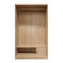 Touchi Wardrobe WO120/Solid/Shadow LN