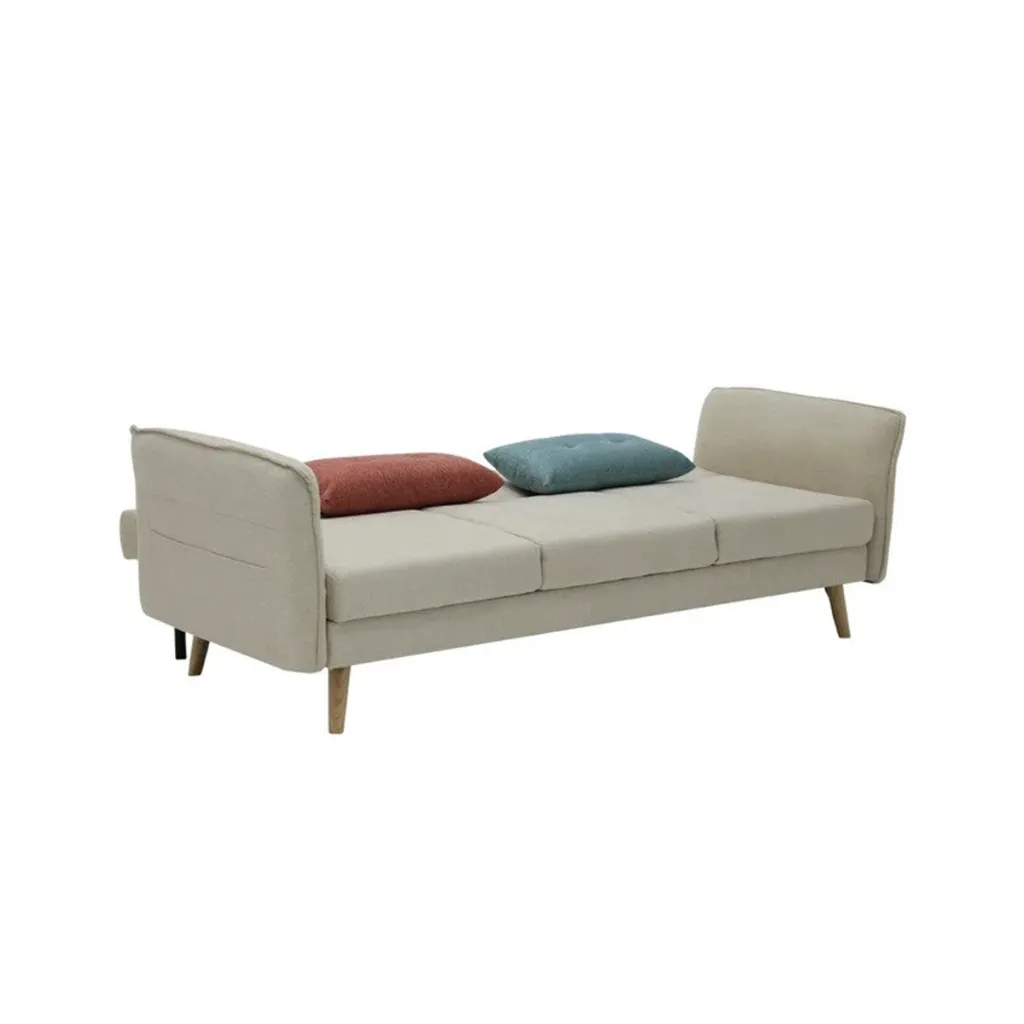 Fresh Sofa Bed-Natural Eucalyptus Leg/Cream