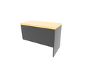 Access Office Executive Desk160cm + Left Sidereturn  100cm Wide  - Maple (0)