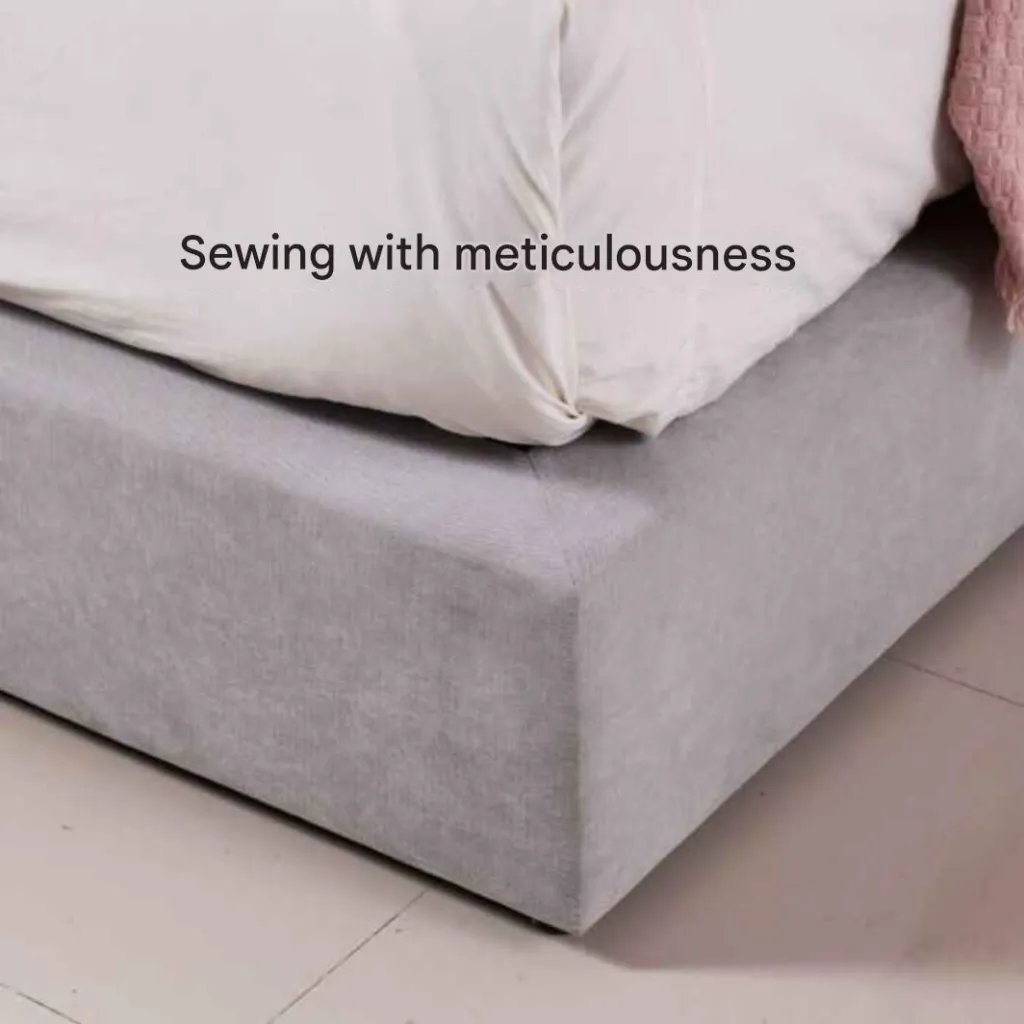 Snooze Bed 6ft-Light Grey Fabric