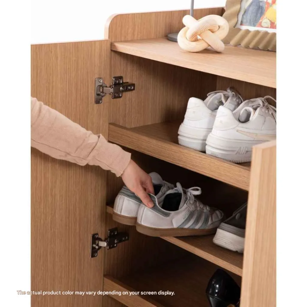 Tomo Shoe Cabinet SH80/DE02/Cashew Oak