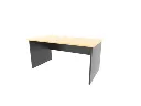 Access Office Executive Desk160cm + Left Sidereturn  100cm Wide  - Maple (0).webp