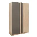 Touchi Wardrobe WO120/Solid/Shadow LN