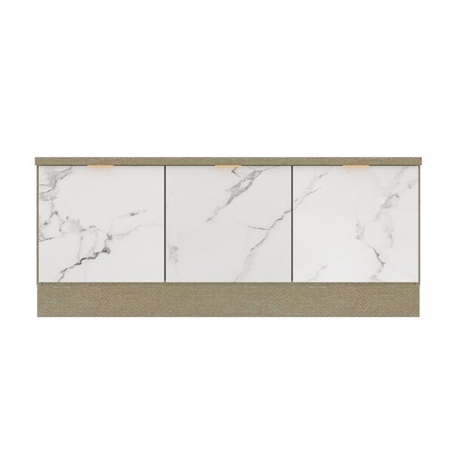 [19211644] Contini Plus Sideboard TV120/DE01-Cream Linen/Caracatta