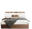 Adison #2/Bed 6ft- Solid Oak/White