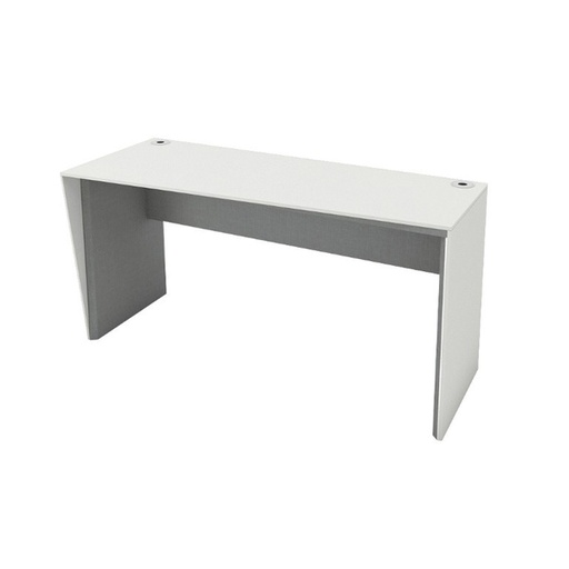 [19086263] Trapez Desk DK120 White/Grey-Twist