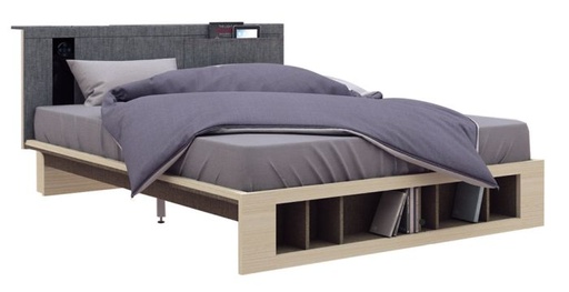 [19090402] Rhythm Bed 6ft - Canyon Oak